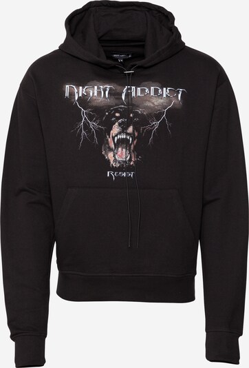 Night Addict Sweater majica u miks boja / crna, Pregled proizvoda