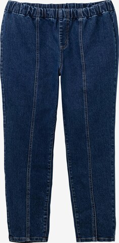 SHEEGO Skinny Jeggings in Blue: front