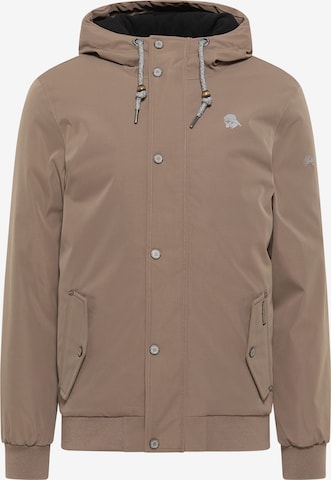 Schmuddelwedda Winter jacket in Brown: front