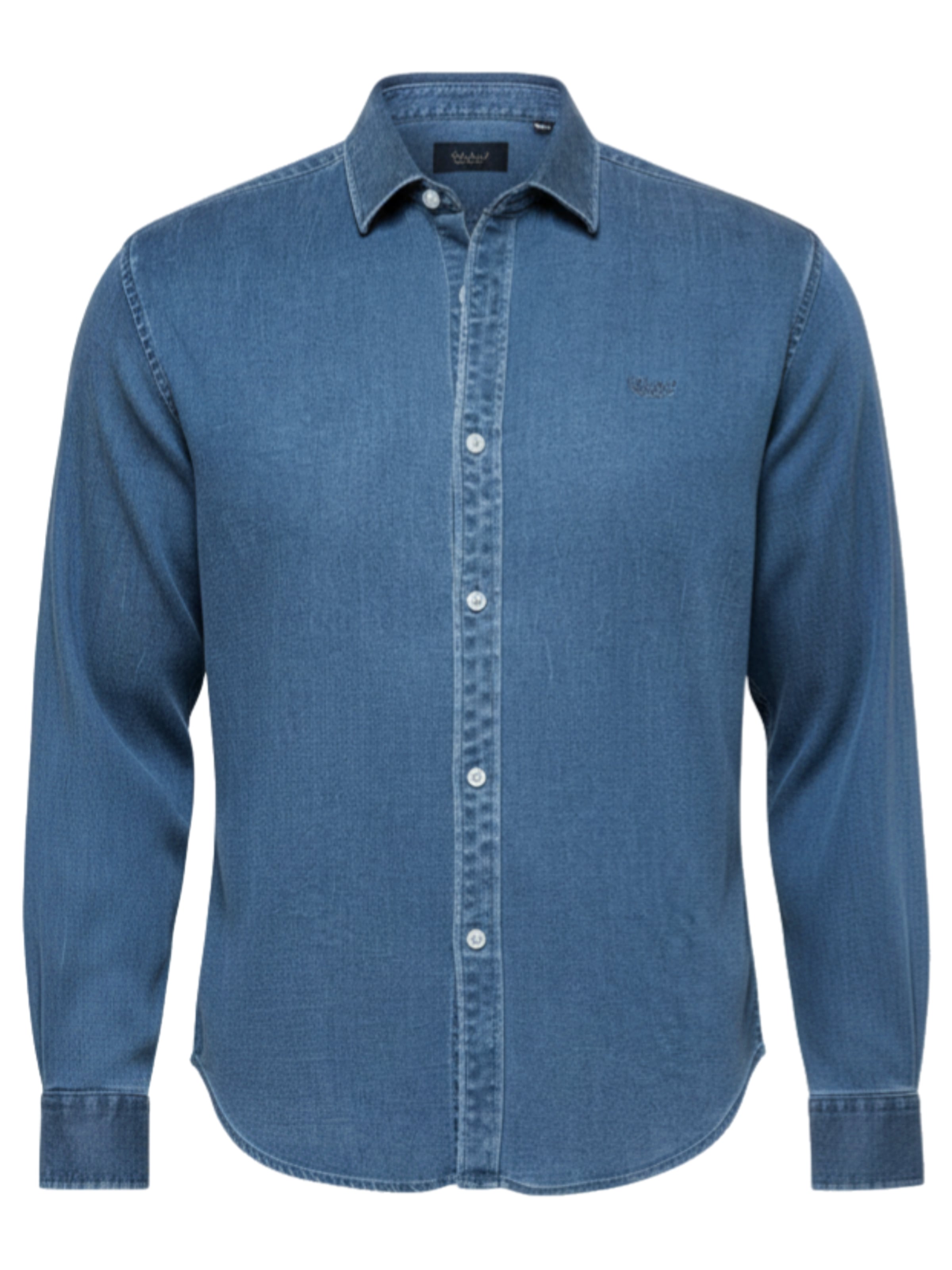 Ombre Hemd‌‌‌‌‌‌‌‌ in Blau: Vorderseite