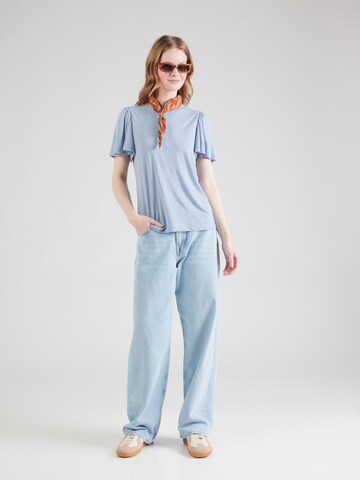 Maglietta di Aware in blu