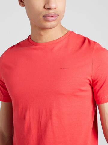 s.Oliver T-Shirt in Rot