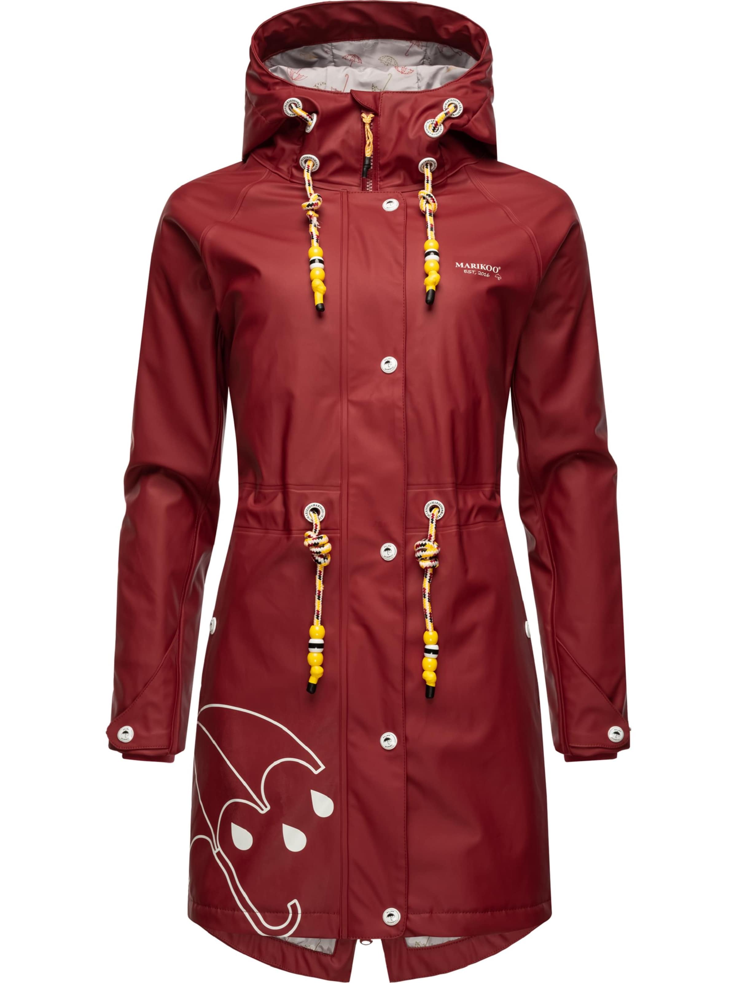MARIKOO Übergangsjacke in Rot: Vorderseite