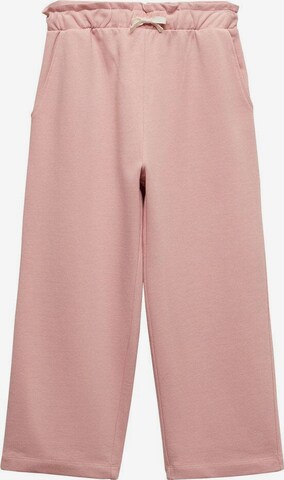 MANGO KIDS Wide leg Broek 'Berlin' in Roze: voorkant