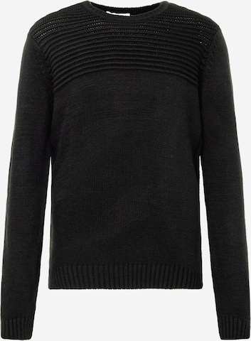 ABOUT YOU Sweater 'Timo' in Black: front