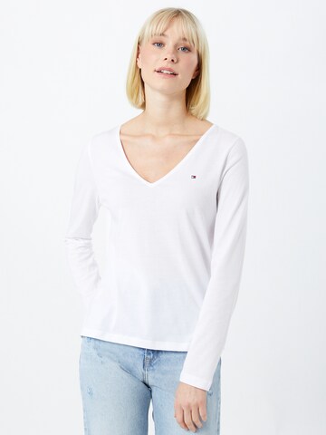 T-shirt TOMMY HILFIGER en blanc : devant