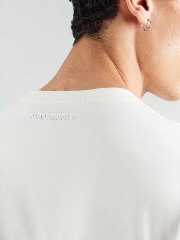 Karl Lagerfeld Тениска в бяло