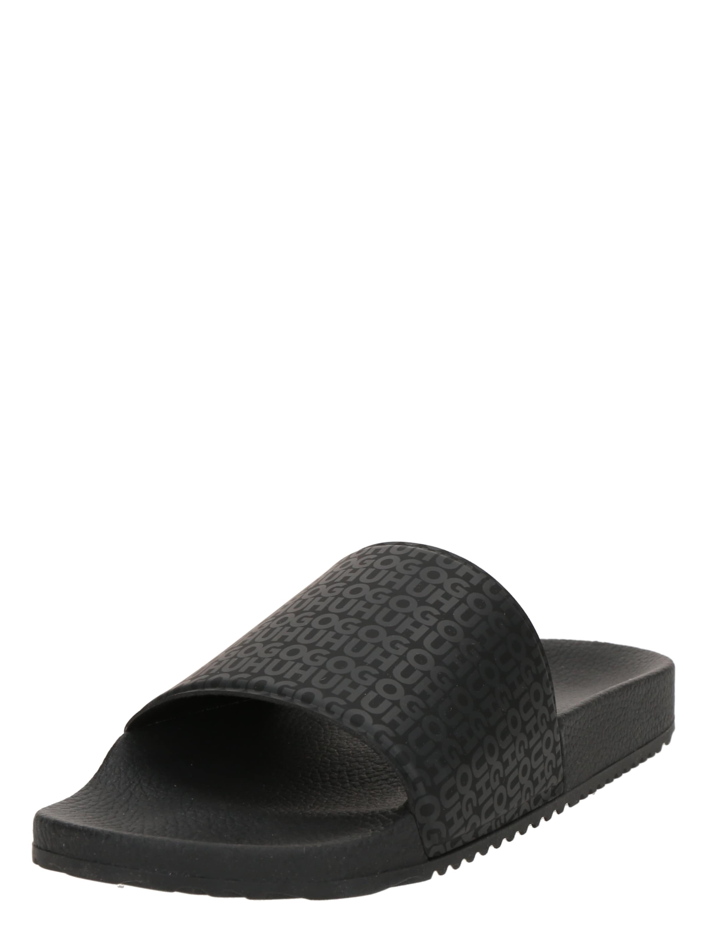 HUGO Šľapky 'Timein' - Čierna: predná strana