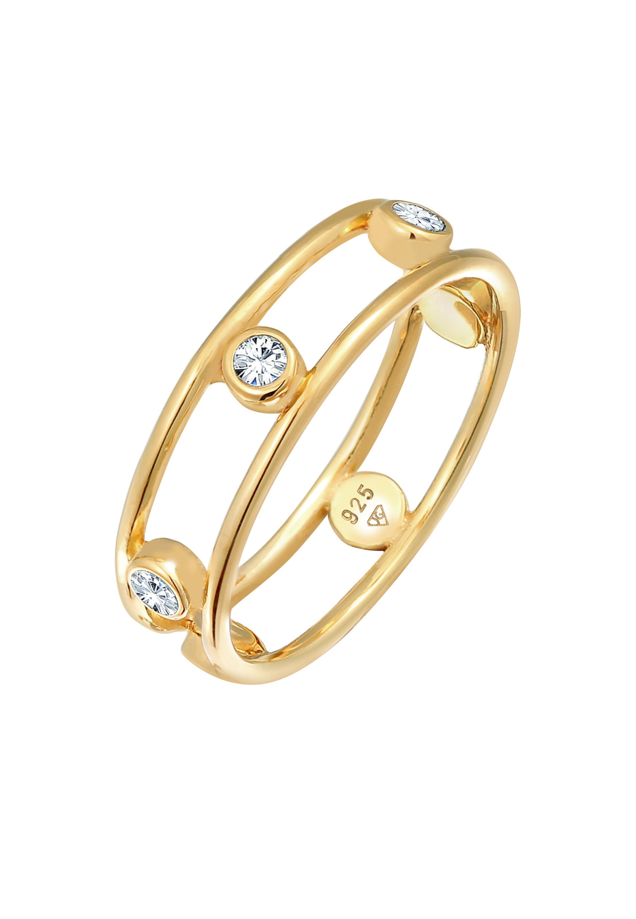 ELLI Ring in Goud: voorkant