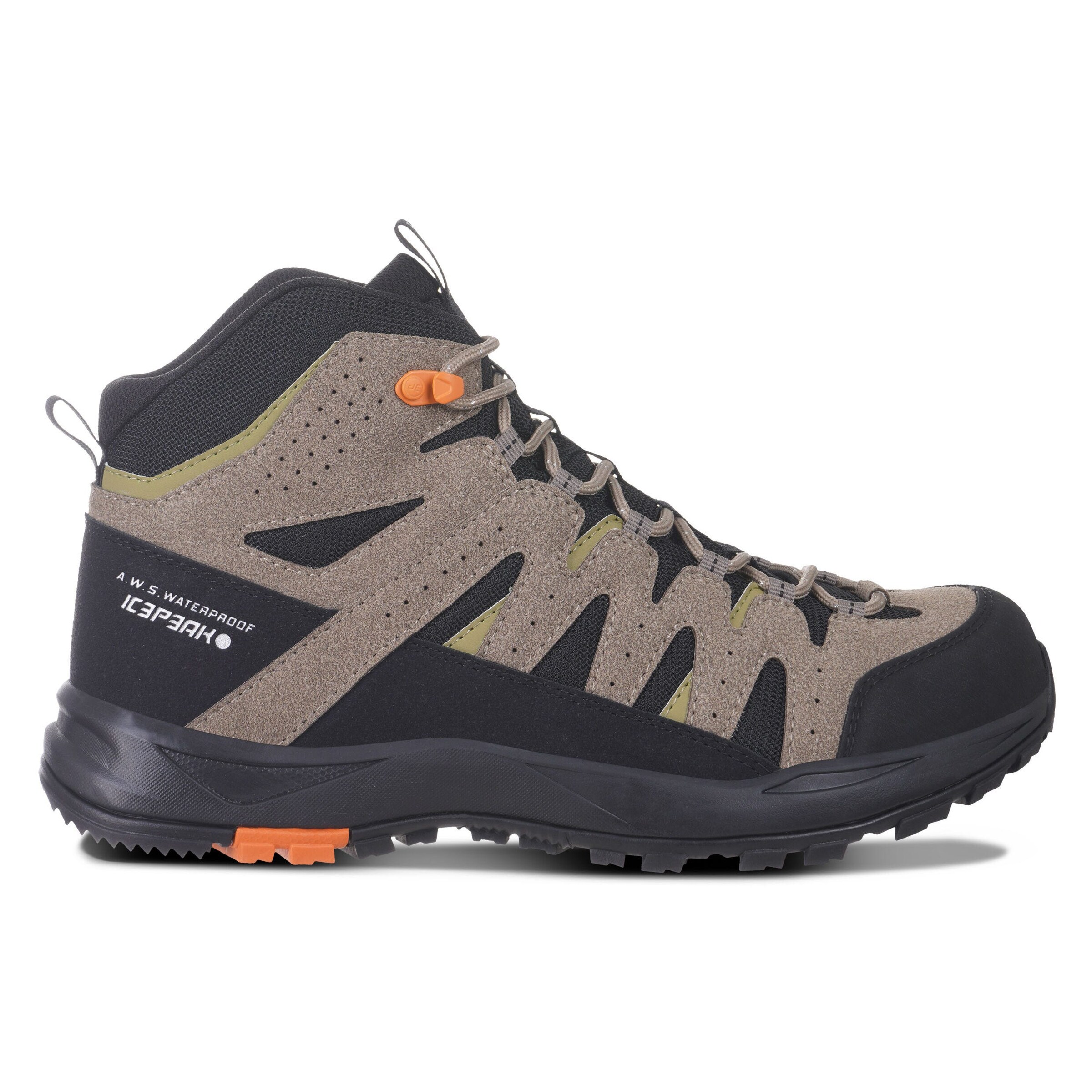 ICEPEAK Boots in Brown: front