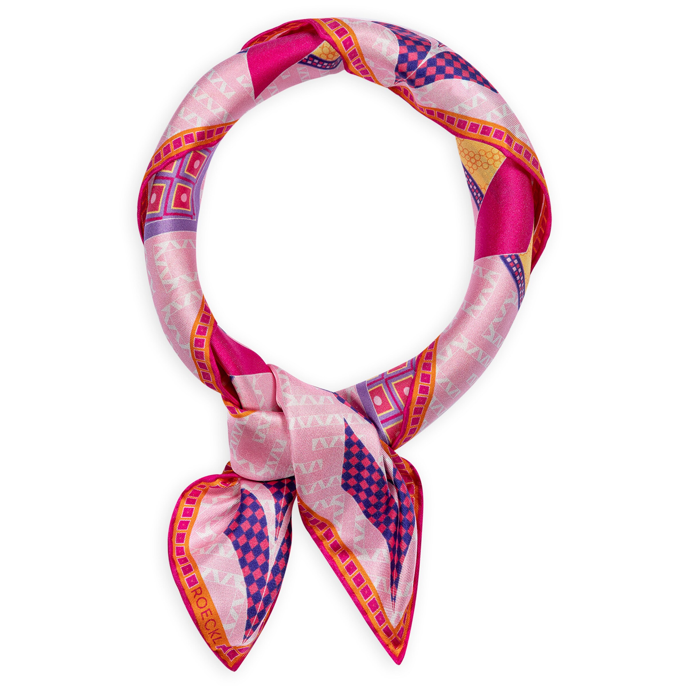 Roeckl Doek 'FLOWER  MANDALA NICKY' in Roze