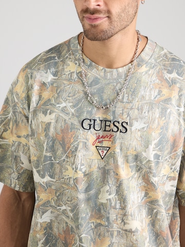 GUESS Majica | zelena barva