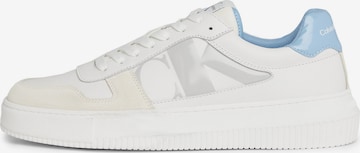 Calvin Klein Jeans Sneakers in White: front