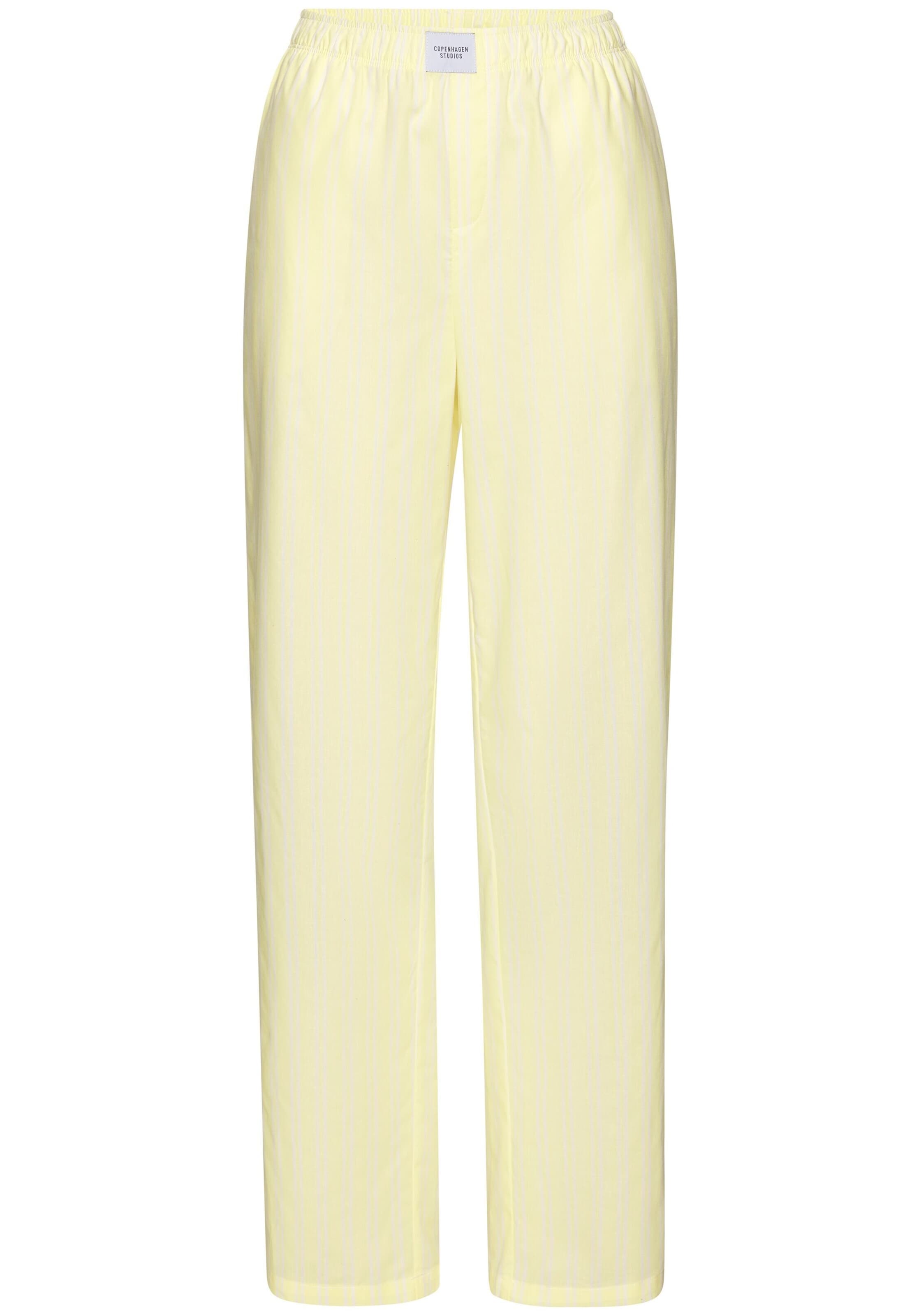 Copenhagen Studios - Calças de pijama em amarelo: frente