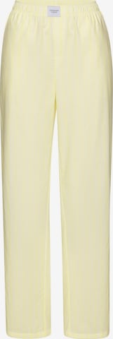 Copenhagen StudiosPidžama hlače - žuta boja: prednji dio