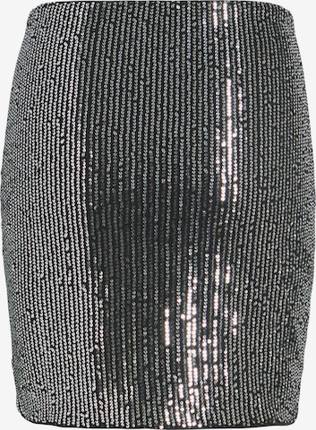 VILA Skirt 'FUNKLA' in Silver