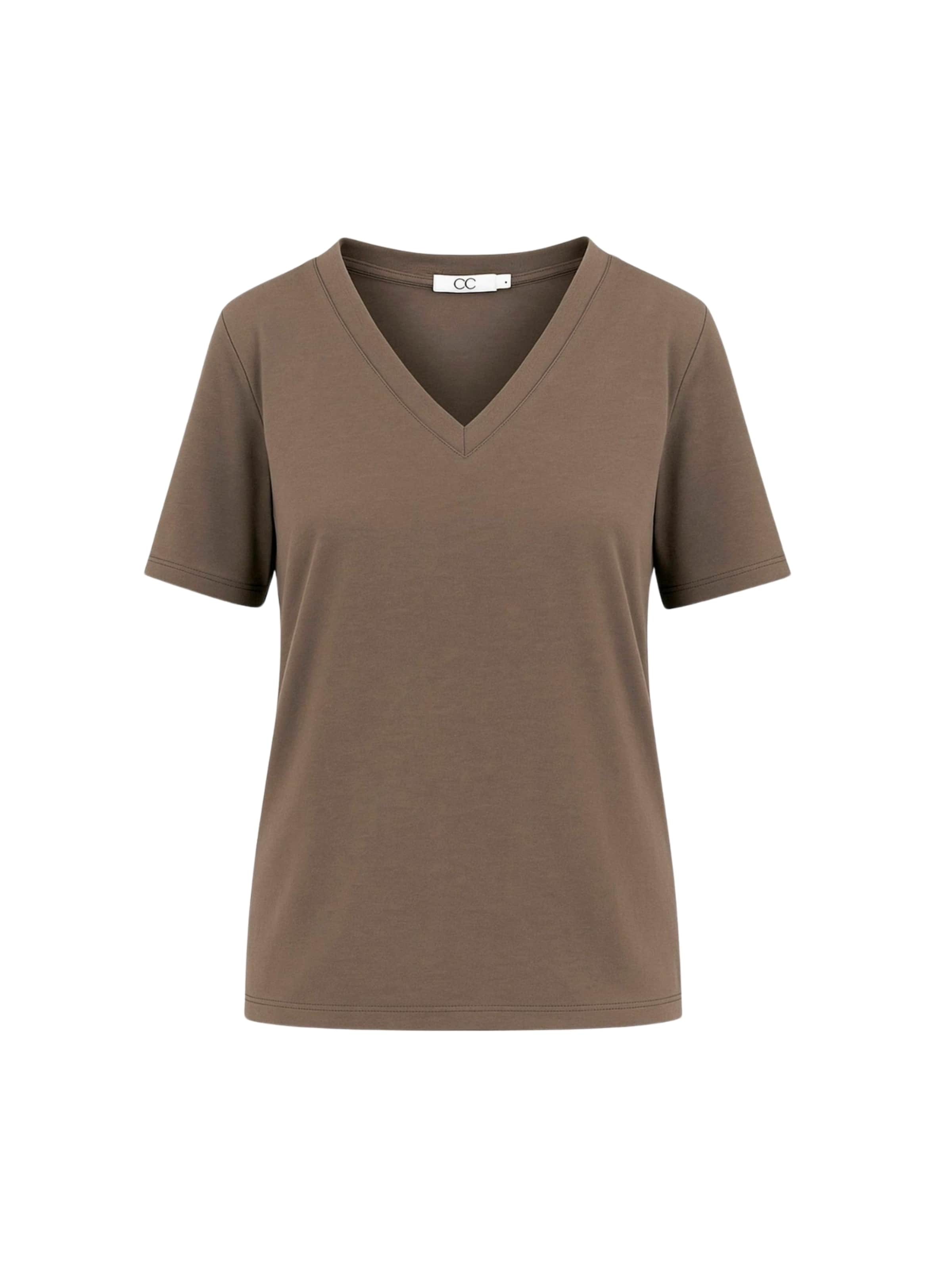 Coster Copenhagen - Top ' CC ' en marrón: frente