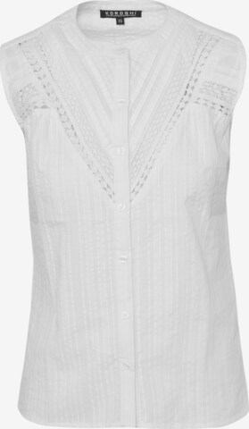 Camicia da donna di KOROSHI in bianco: frontale