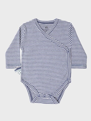 OrganicEra Romper/Bodysuit in Blue: front