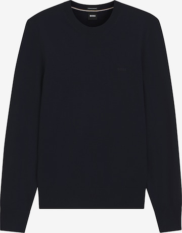 BOSS Pullover 'H-Leno-L' in Blau: Vorderseite