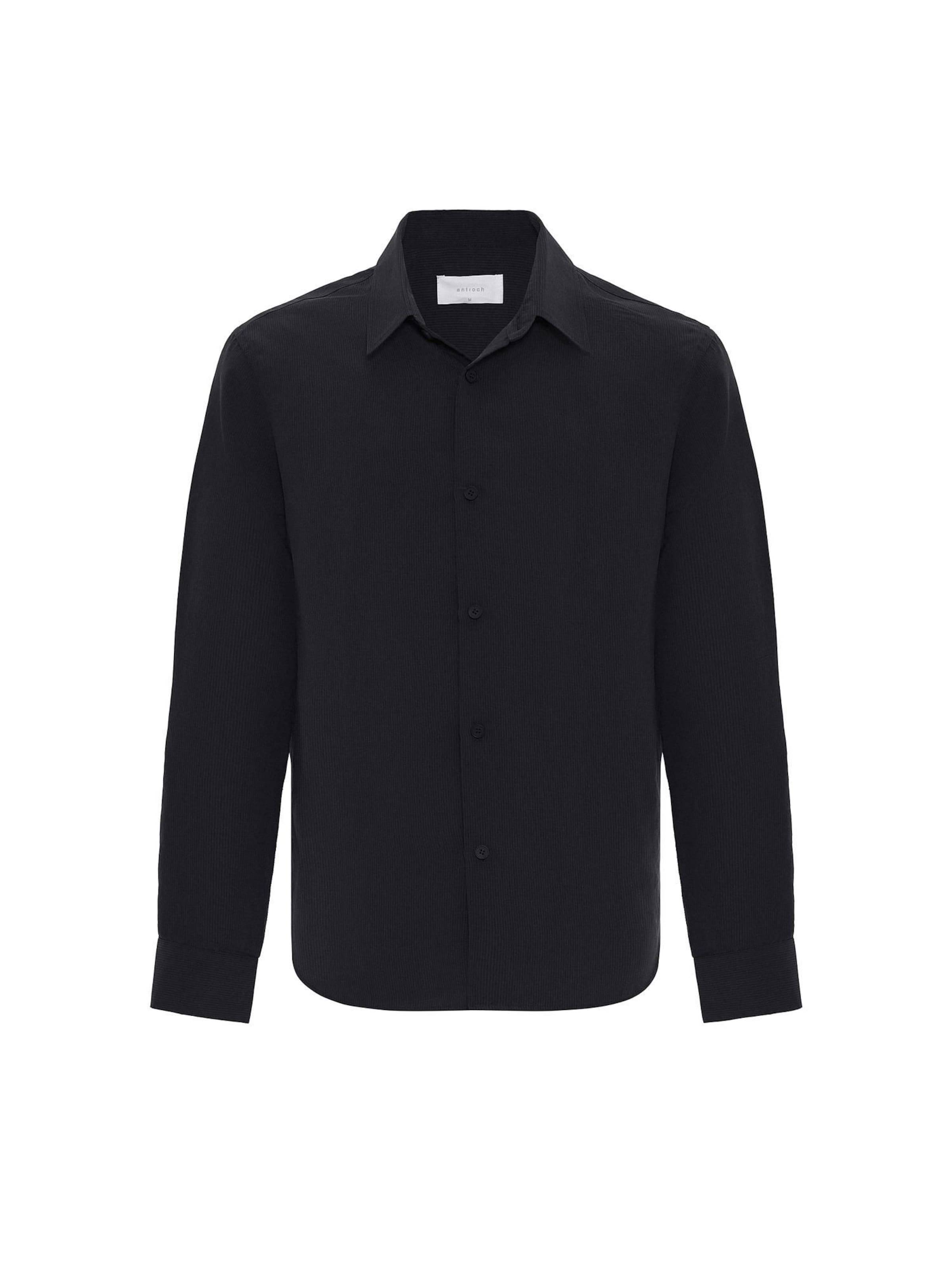 Coupe regular Chemise Antioch en noir : devant