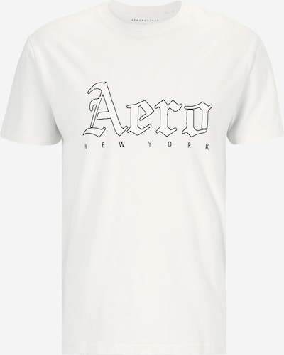 AÉROPOSTALE T-Shirt in elfenbein / schwarz, Produktansicht