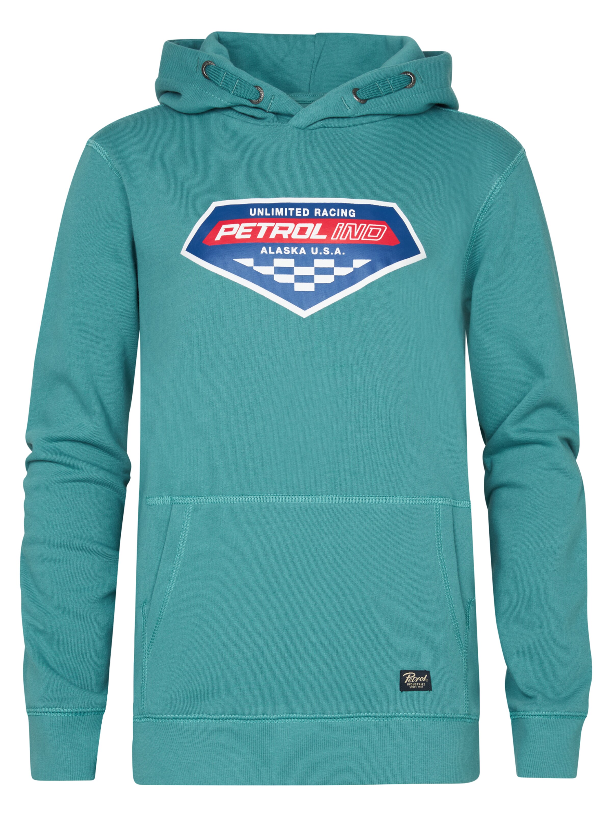 Petrol Industries Sweatshirt 'White Mountain' in Blue: front