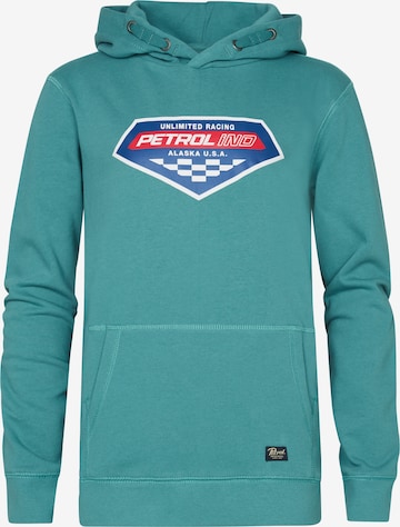 Sweat 'White Mountain' Petrol Industries en bleu : devant