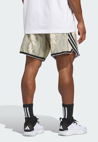 ADIDAS PERFORMANCE Loosefit Sportovní kalhoty 'Crazylite' – béžová