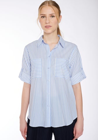 Camicia da donna di Hailys in blu: frontale