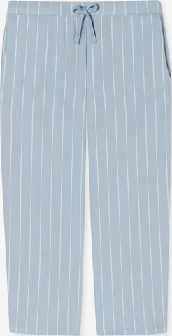 SCHIESSER Pajama Pants in Blue: front