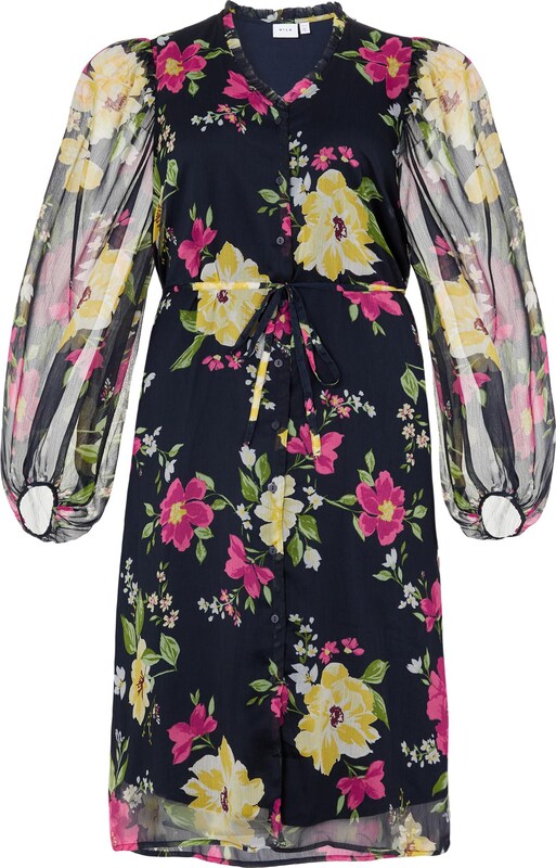 EVOKED Kleid 'Falia' in Nachtblau CB6669 EVOKED Kleid 'Falia' in Nachtblau CB6669
