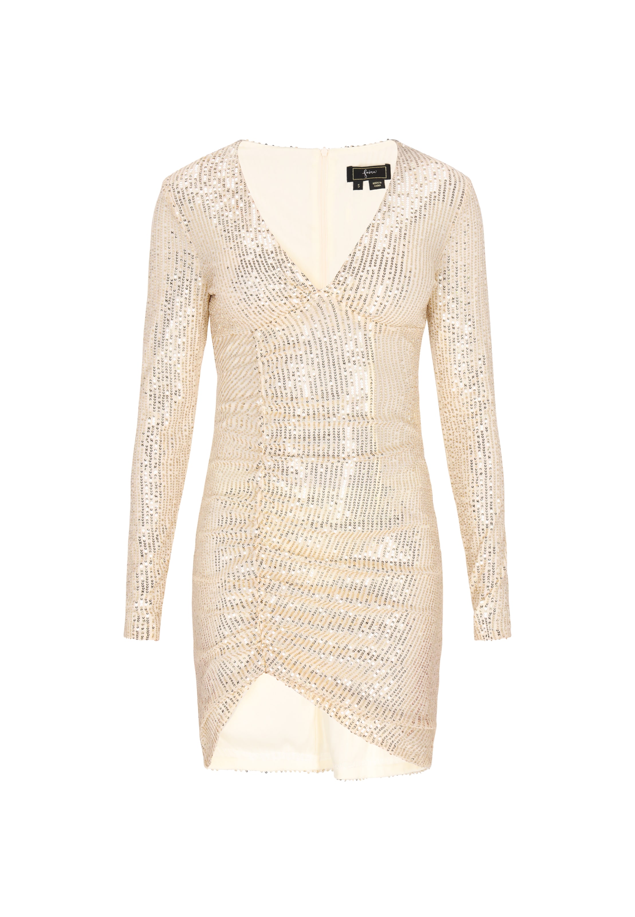 faina - Vestido de gala en oro: frente