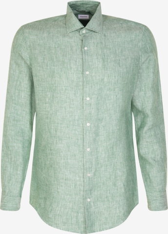 SEIDENSTICKER Regular fit Button Up Shirt in Green: front