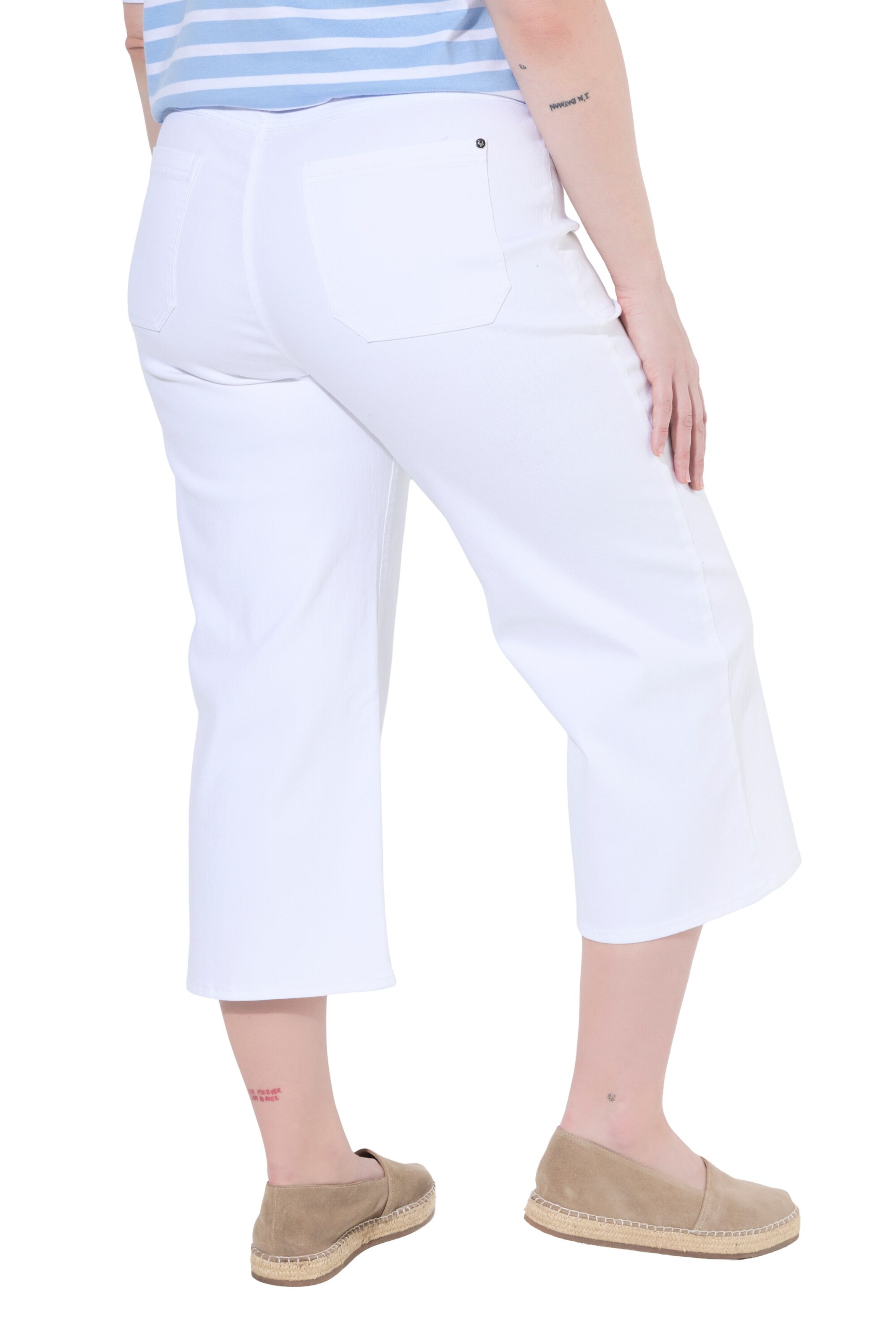 Ulla Popken Regular Jeans in Weiß
