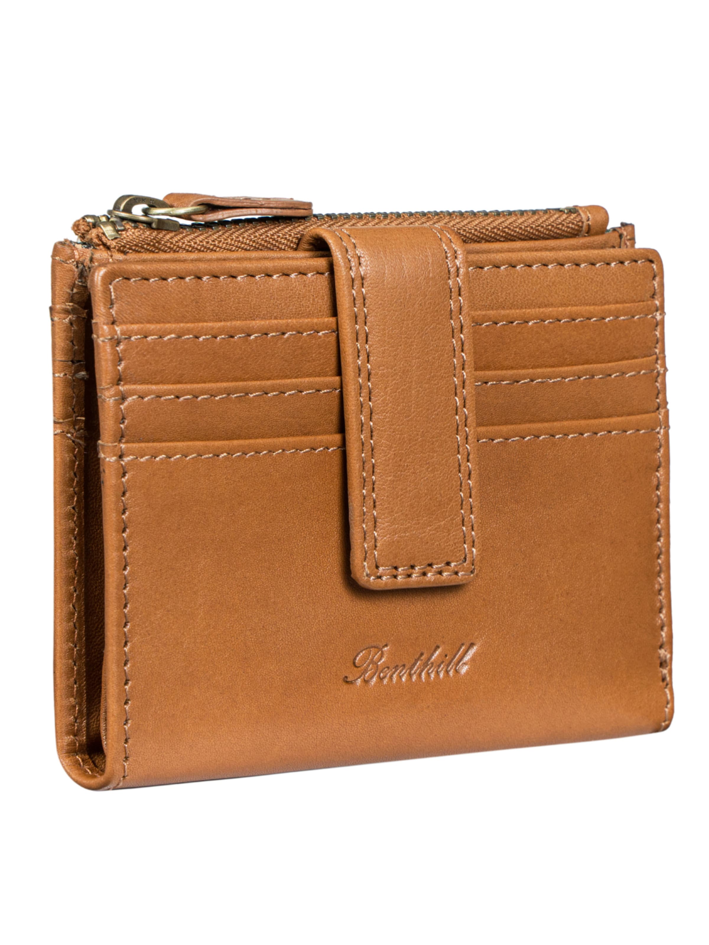 Benthill Wallet in Brown: front