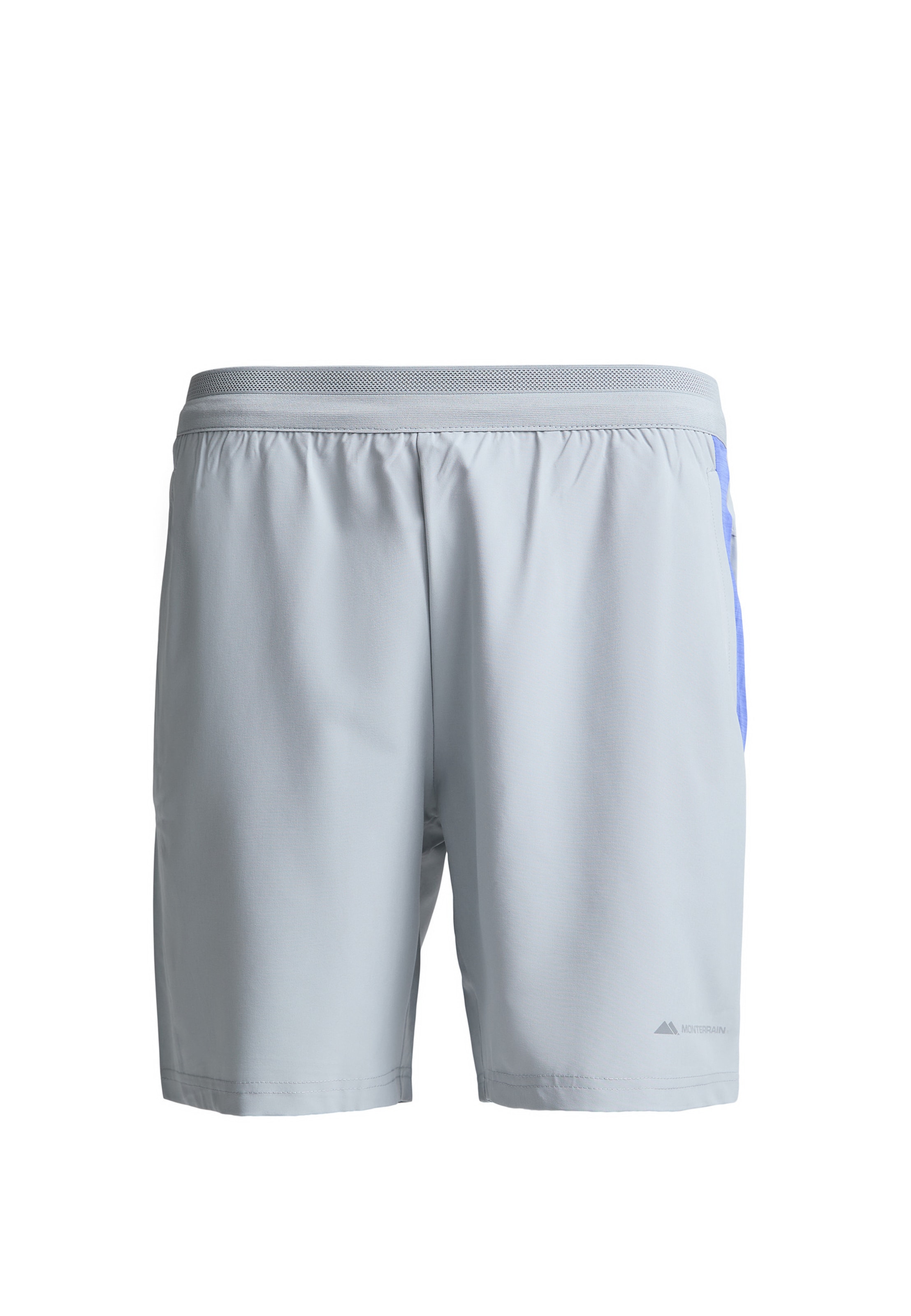 MONTERRAIN Regular Workout Pants 'Lyder 3.0' in Grey: front