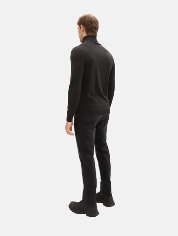 TOM TAILOR Slimfit Jeans 'Josh' in Schwarz