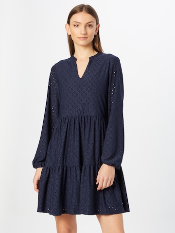 VILA Košilové šaty 'Kawa' – modrá: přední strana