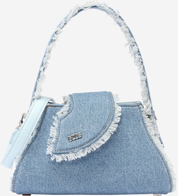 GCDS Handbag 'COMMA' in Blue: front