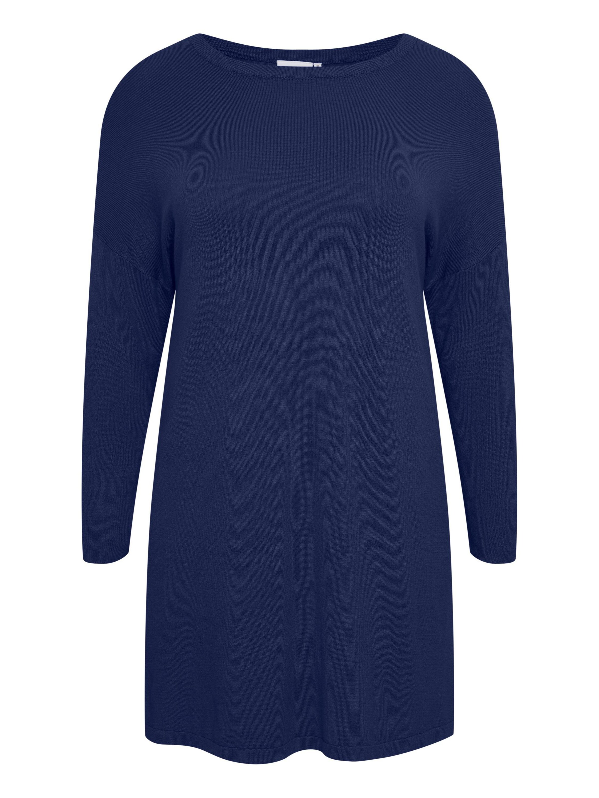 Fransa Curve Knit dress ' FPBlume ' in Blue: front