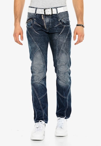 CIPO & BAXX Regular Jeans 'Escape' in Blauw: voorkant