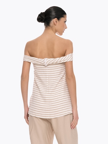 T-shirt 'Ring' 4TAILORS en beige