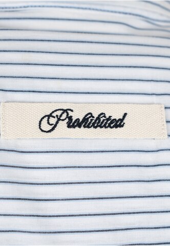 Comfort fit Camicia 'Dugout' di Prohibited in blu