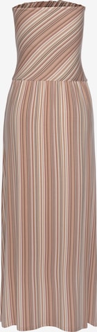 LASCANA Bandeaukleid in Beige