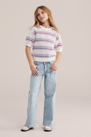 Pull-over WE Fashion en blanc