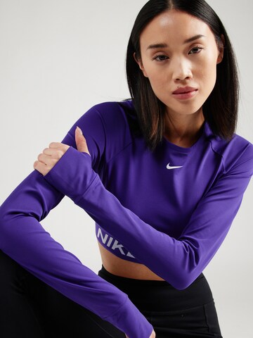 NIKE Koszulka funkcyjna 'PRO' w kolorze fioletowy