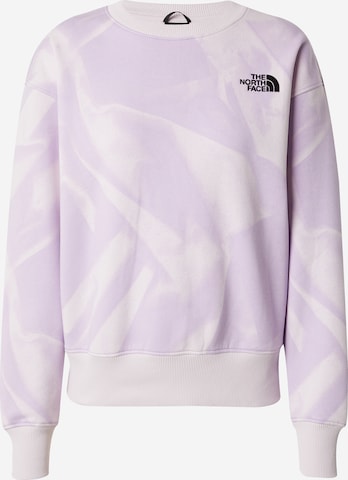 Sweat-shirt 'ESSENTIAL' THE NORTH FACE en violet : devant