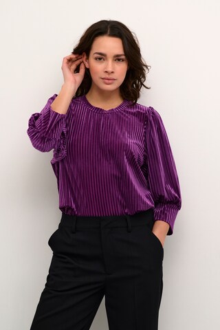 Kaffe Bluse 'Caca' i lilla: forside