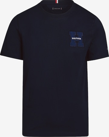 T-Shirt TOMMY HILFIGER en bleu : devant